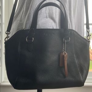 COPY - Coach Soft Black Leather Handbag